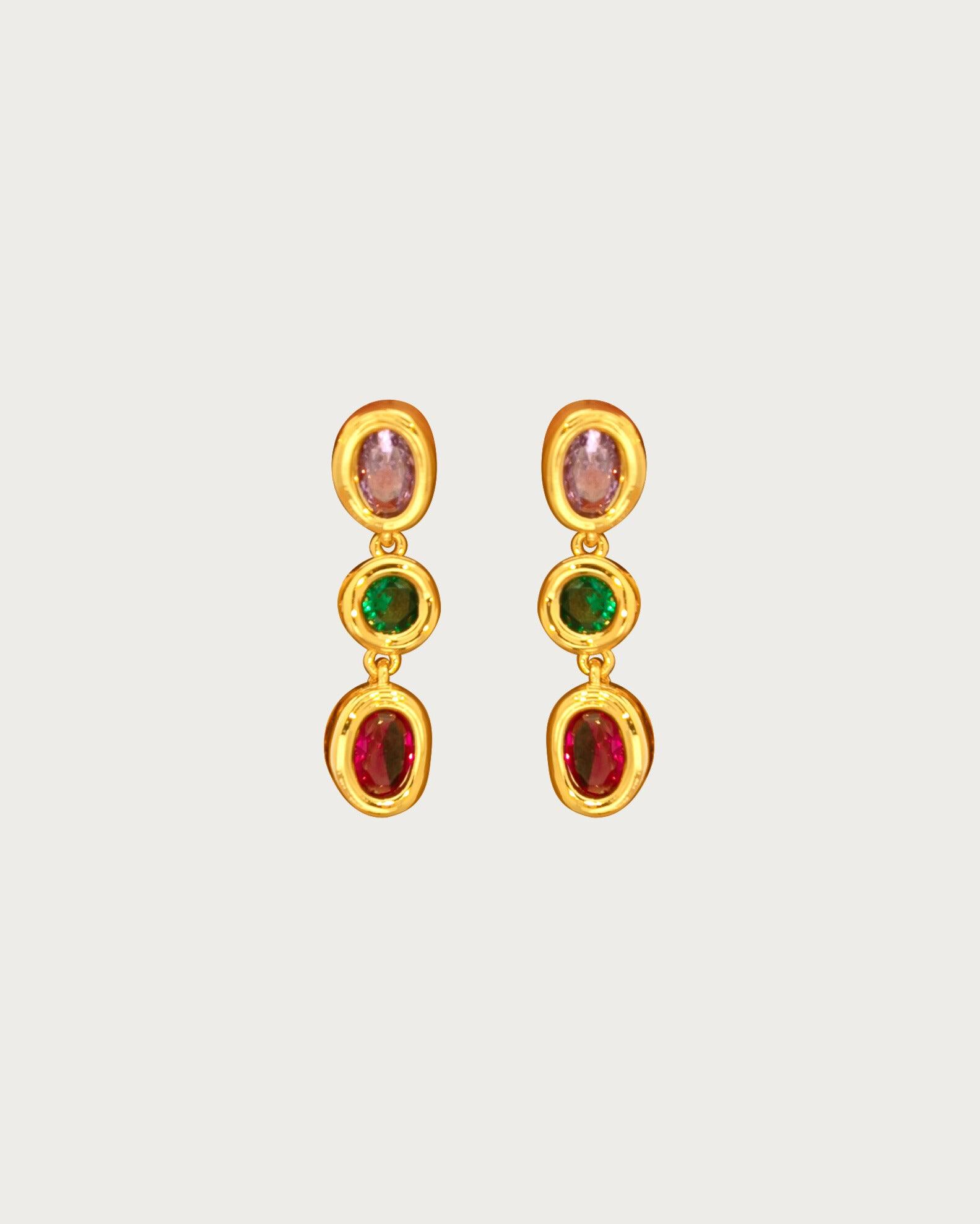 Iridescent Drop Earrings