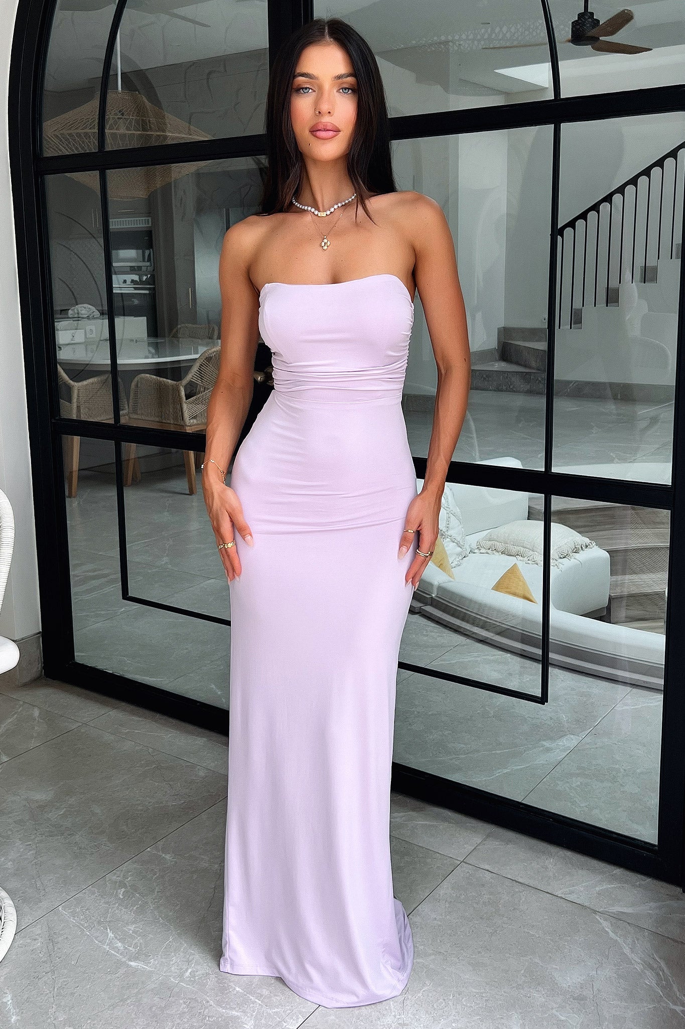 Lahara Maxi Dress - Lilac